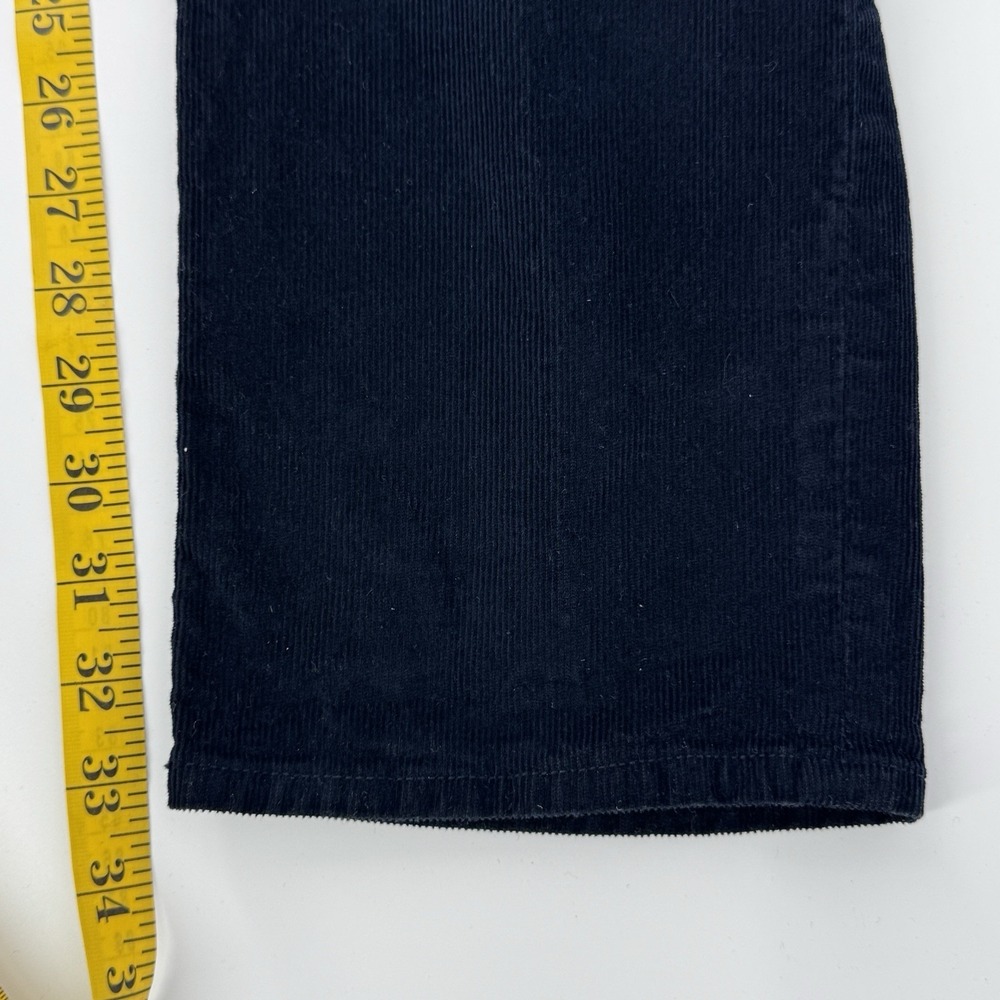 FRAME L'Homme Straight Corduroy Pants Mens 33 Navy Blue Stretch Luxury Designer - Picture 11 of 12